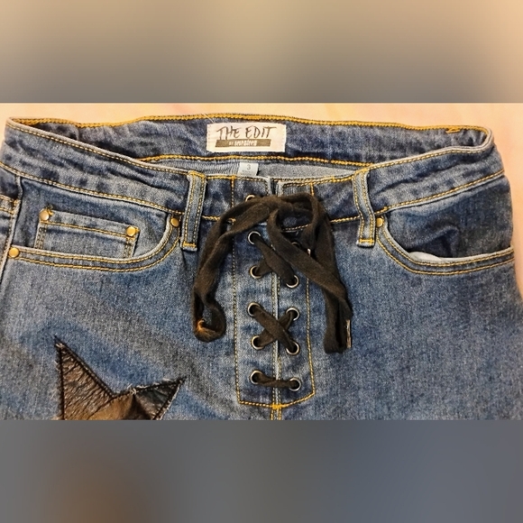 Juniors The Edit Y2K Star Jeans - Picture 4 of 7